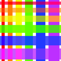 Seamless wallpaper background of gay pride rainbow plaid pattern