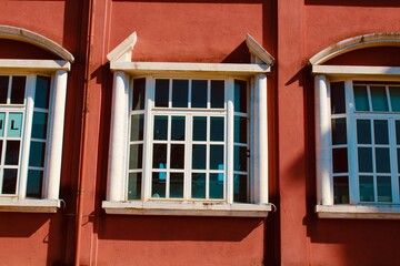 windows with shutters