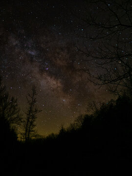 Milky Way In Ouachita National Forest, Arkansas