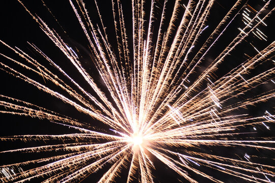 fireworks at night