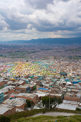 view of bogota from Los Alpes, Ciudad Bolivar, Bogota, Colombia