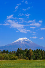 静岡県朝霧高原からの富士山