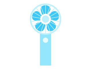 携帯扇風機をイメージしたイラスト