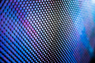 CloseUp LED blurred screen. LED soft focus background. abstract background ideal for design.