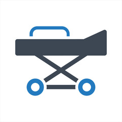 Stretcher icon, vector and glyph