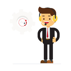 Customer service man