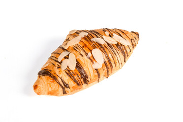 Chocolate almond croissant.