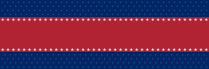 usa patriotic panoramic vector background or template © MasterSergeant