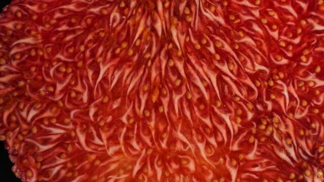 Figs Isolated on black Background.