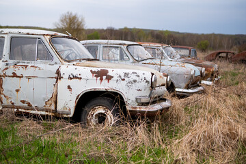 old abandoned car