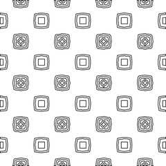 Geometric vector pattern with Black and white colors. abstract ornament for wallpapers and backgrounds.