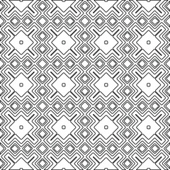 Geometric vector pattern with Black and white colors. abstract ornament for wallpapers and backgrounds.