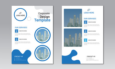 Poster flyer pamphlet brochure cover design layout space for photo background, vector illustration template in A4 size.	