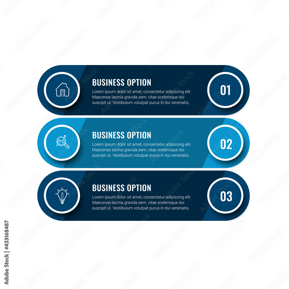 Poster business data visualization. timeline infographic icons designed for abstract background template. v