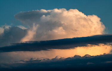 Fantastic sunset clouds, perfect for cloud replacement. 