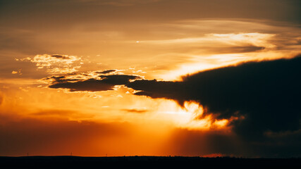 Fantastic sunset clouds, perfect for cloud replacement. 