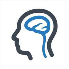 Brainstorming icon, vector and glyph