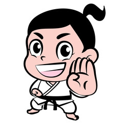 空手,カラテ,格闘技,武道,イラスト素材