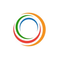 circle logo vector