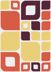 Abstract Geometric Pattern generative computational art illustration