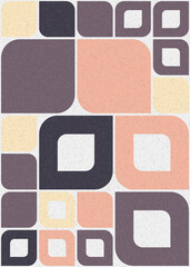 Abstract Geometric Pattern generative computational art illustration