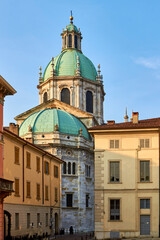 View of the Como cathedral