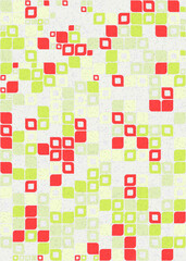 Abstract Geometric Pattern generative computational art illustration