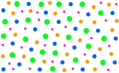 Coloured spots background illustration pattern 