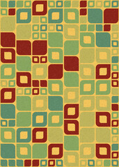 Abstract Geometric Pattern generative computational art illustration