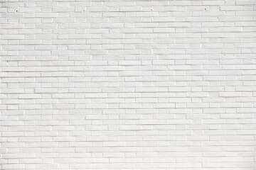 Detail of a white brick wall texture