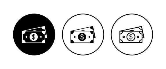Money icon set. Money vector icon.