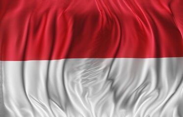 Abstract Indonesia Flag 3D Render (3D Artwork)