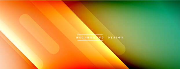 Dynamic lines abstract background. 3D shadow effects and fluid gradients. Modern overlapping forms