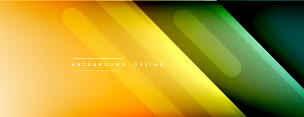 Dynamic lines abstract background. 3D shadow effects and fluid gradients. Modern overlapping forms