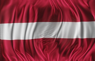 Abstract Latvia Flag 3D Render (3D Artwork)