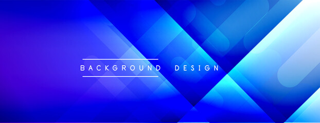 Dynamic lines abstract background. 3D shadow effects and fluid gradients. Modern overlapping forms