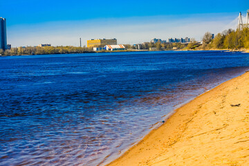 Nature in the spring in the suburbs of St. Petersburg