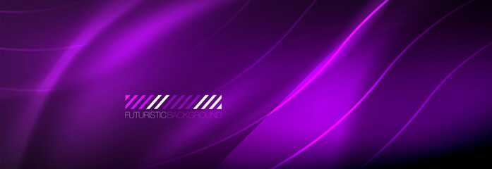 Neon dynamic beams vector abstract wallpaper background. Wallpaper background, design templates for business or technology presentations, internet posters or web brochure covers