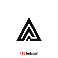 LOGO letter V A