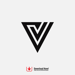LOGO letter V A