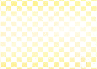 淡い黄色の市松模様背景