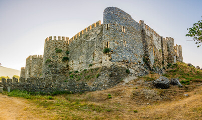 Fototapeta na wymiar Mamure Castle view in Anamur Town