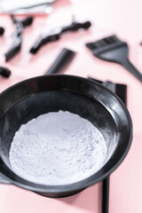 Hair dye color set