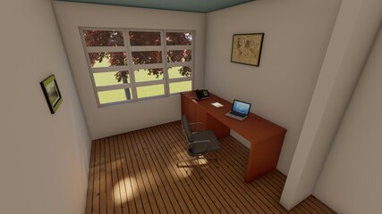 Fototapeta premium interior of a room