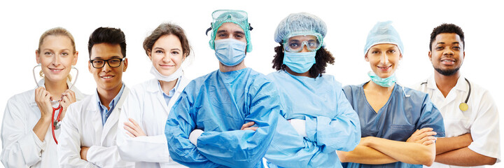 Gruppe von Ärzten als Konzept für Krankenhaus Team