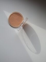 Compact powder removed from the top