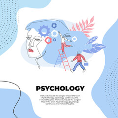 Psychiatry. Psychotherapeutic practice. Help of a psychologist. Inner world.