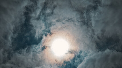 sun and clouds time lapse