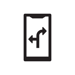 Direction And Mobile Icon