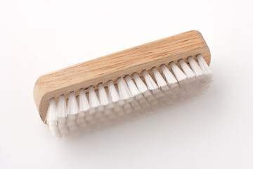 Scrubbing and cleaning tools, cleaning brushes, washing brushes isolated on a white background.